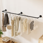 Artiss Clothes Rack Airer Floating Shelf Metal